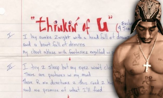 Poetry from 11 Year Old Tupac Auctioned For $300k 