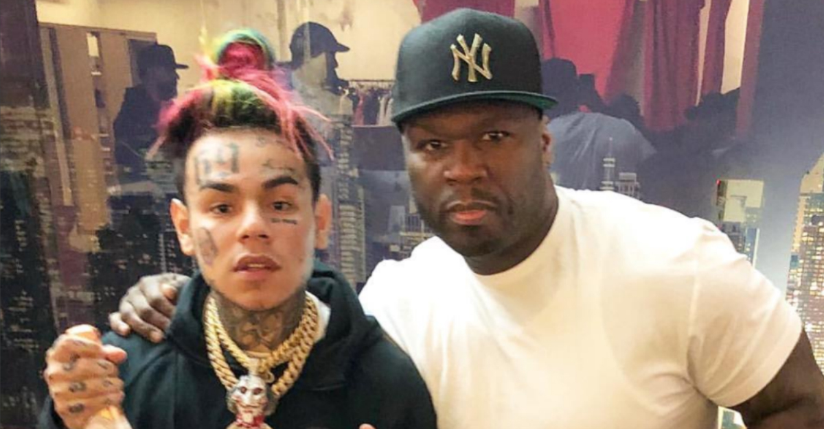 6ix9ine Gets 50 Cent’s Approval as King of New York