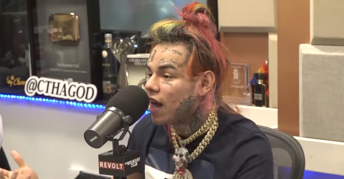 6ix9ine Sets The Record Straight on His Gang Affiliation on the Breakfast Club